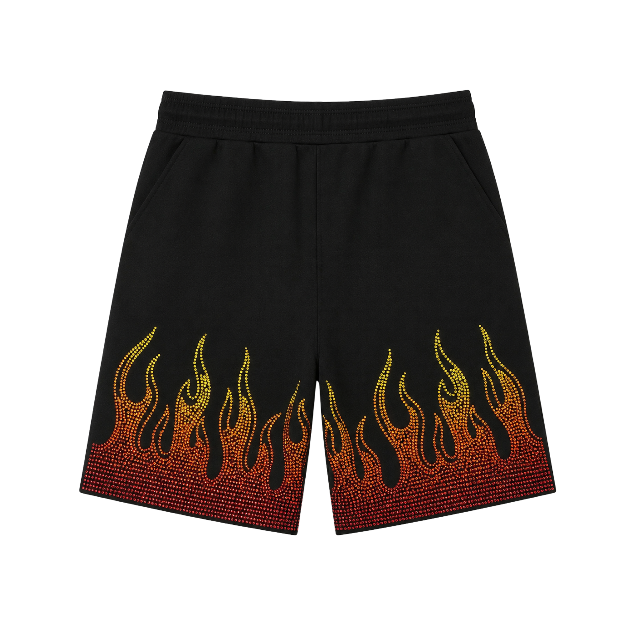 Raging Flames Shorts (Orange)