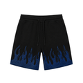 Raging Flames Shorts (Blue)