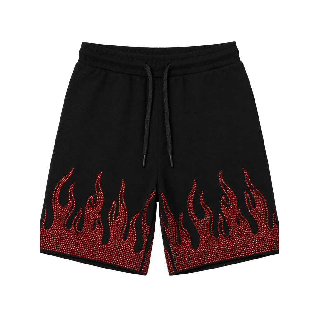 Raging Flames Shorts (Red)