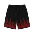 Raging Flames Shorts (Red)