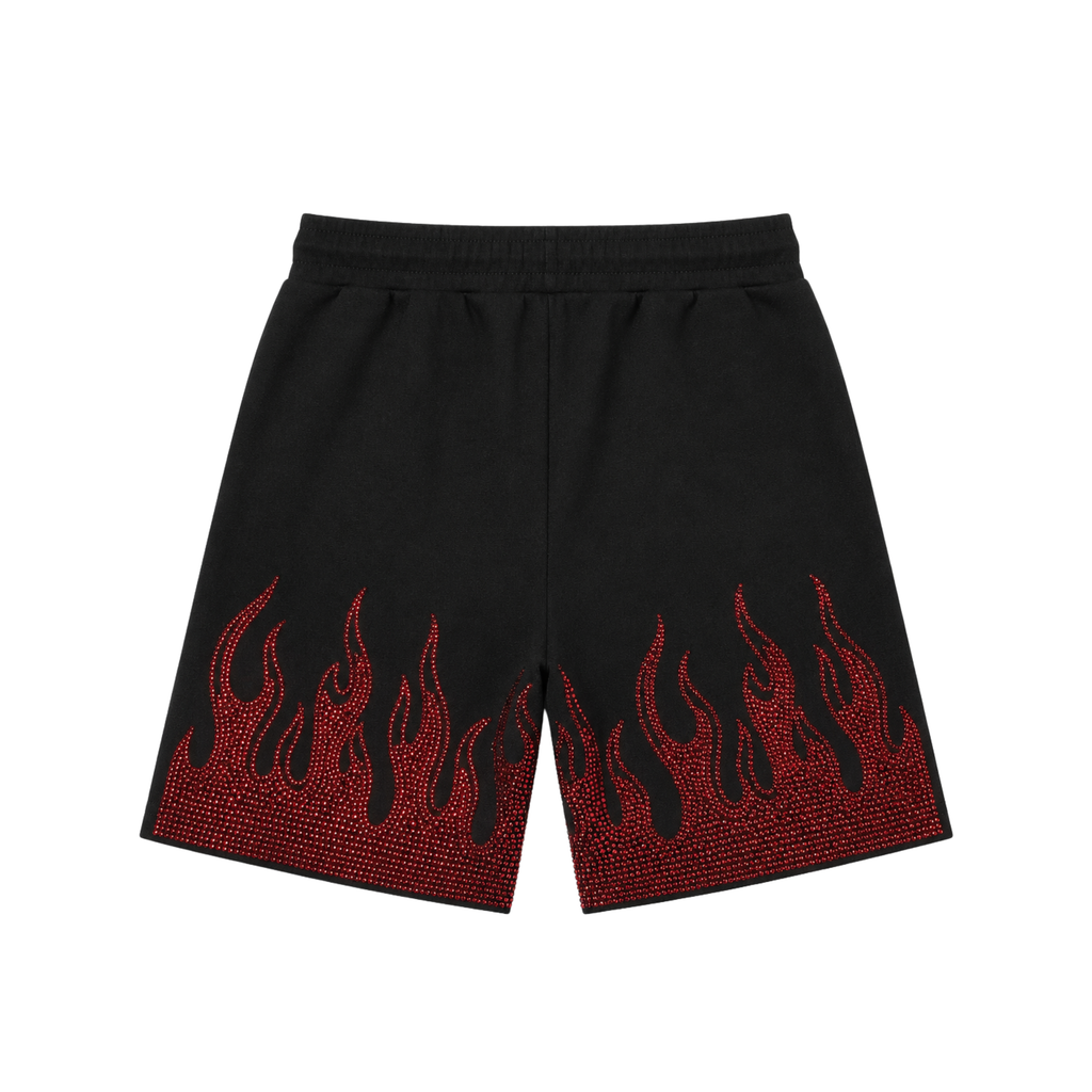 Raging Flames Shorts (Red)