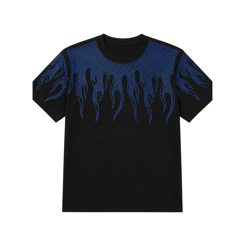 Raging Flames T-Shirt (Blue)