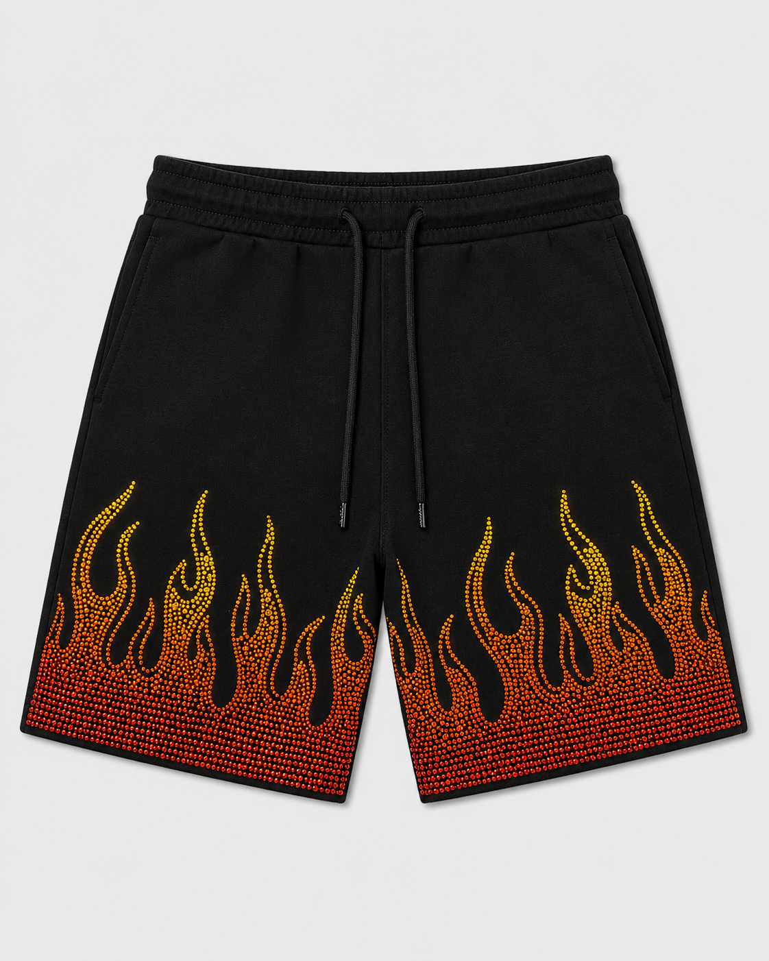 Raging Flames Shorts (Orange)