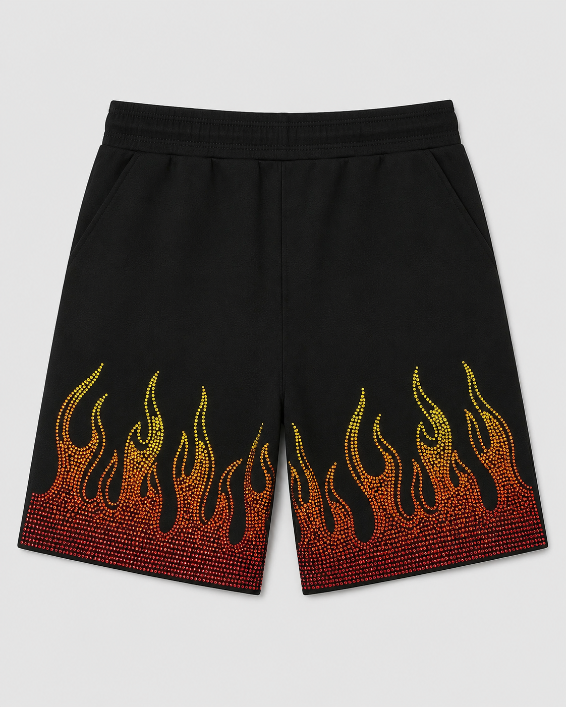 Raging Flames Shorts (Orange)
