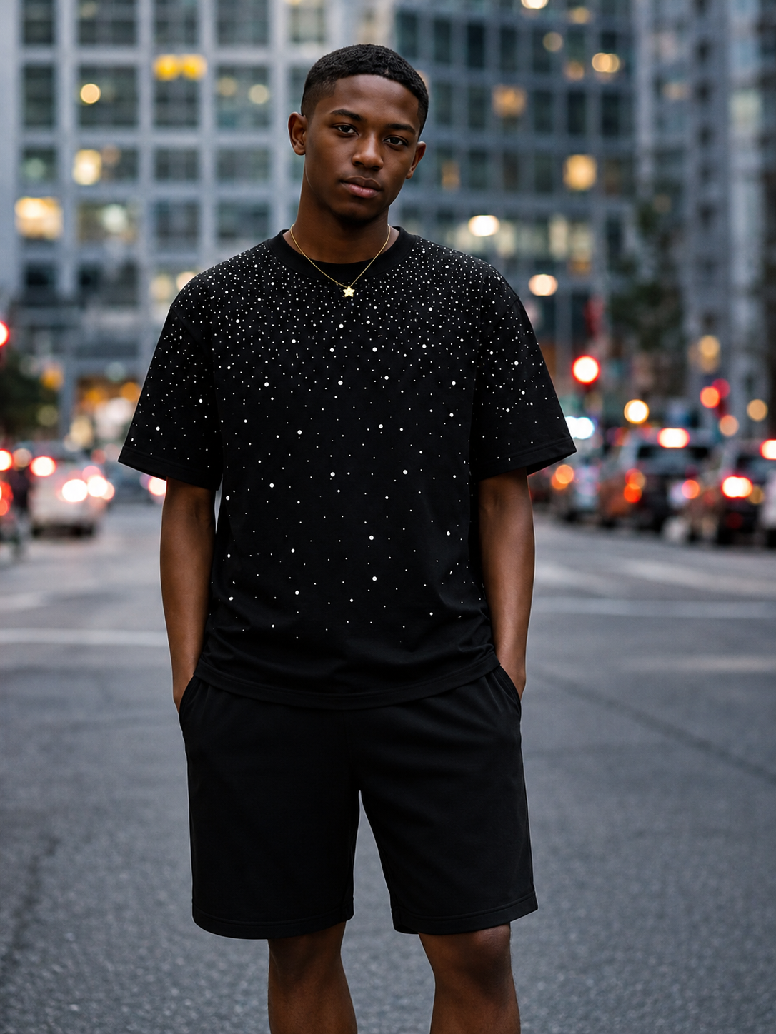 Rhinestone Galaxy T-Shirt